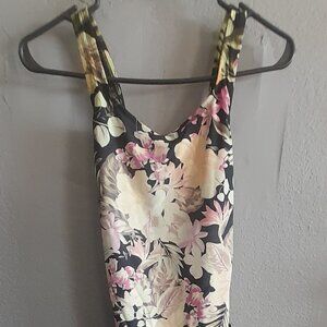 Hurley Floral Bathing Suit Size Large